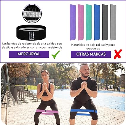 BANDAS GLUTEOS MERCURYAL