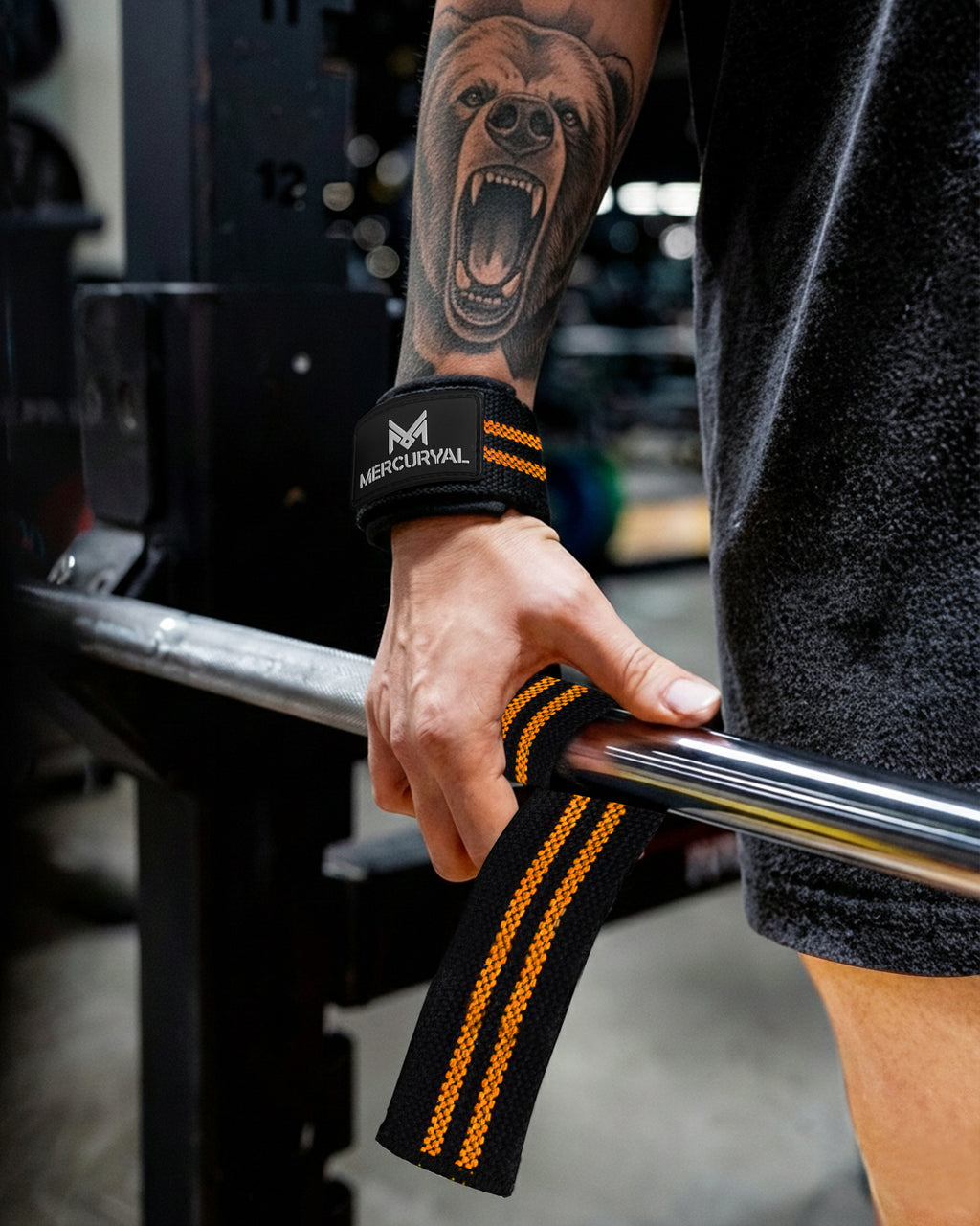 NEGRO NARANJA STRAPS PRO MERCURYAL